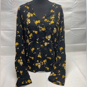 Women’s Torrid Floral Long Sleeve Blouse Top Size 3x